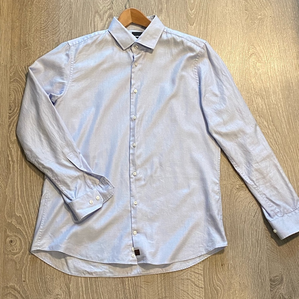 Strellson Men’s Dress Shirt - Neck 16 - Light Blue